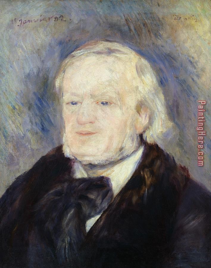 Pierre Auguste Renoir Portrait Of Richard Wagner